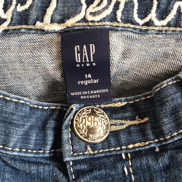 Gap girl’s denim jean capris - Picture 3 of 5